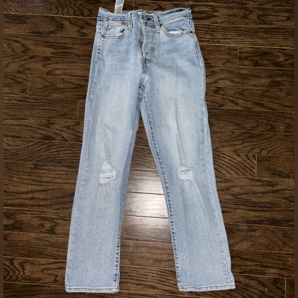 Levi’s Light Blue Distressed Jeans